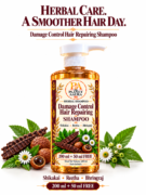 Damage Control Hair Repairing Herbal Shampoo for Care for Rough, Dry & Unmanageable Hair | 200 ML + 50 ML Free