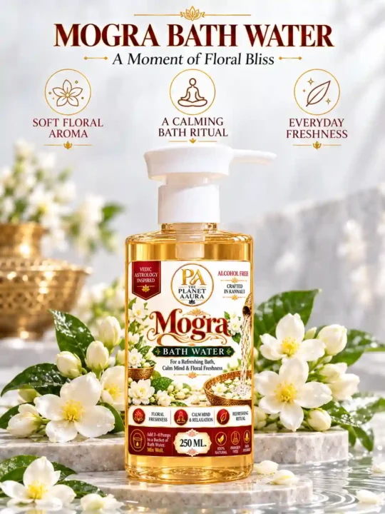 Mogra bath water, floral bliss