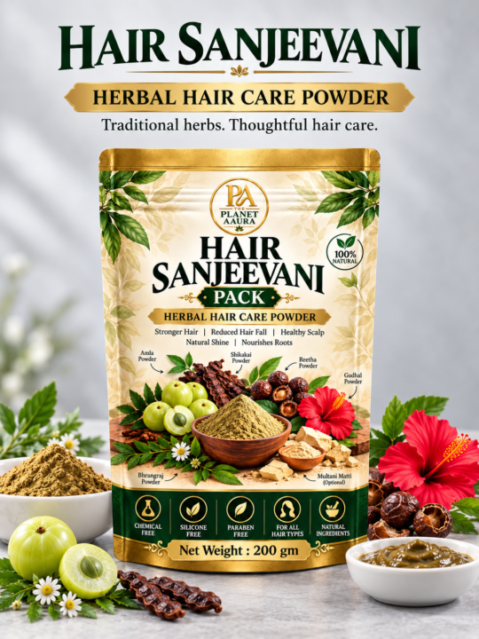 Hair Sanjeevani Herbal Hair Pack for Scalp Care, Softness & Manageability | 200 GM / 500 GM