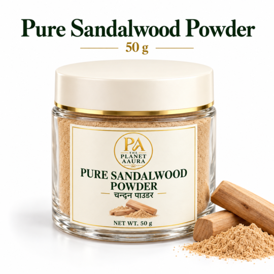 Pure Sandalwood Powder for Chandan for Puja, Tilak & Traditional Care | 50 GM