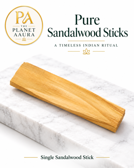 Pure Sandalwood Stick for Chandan for Puja, Tilak & Traditional Worship | 1 Stick