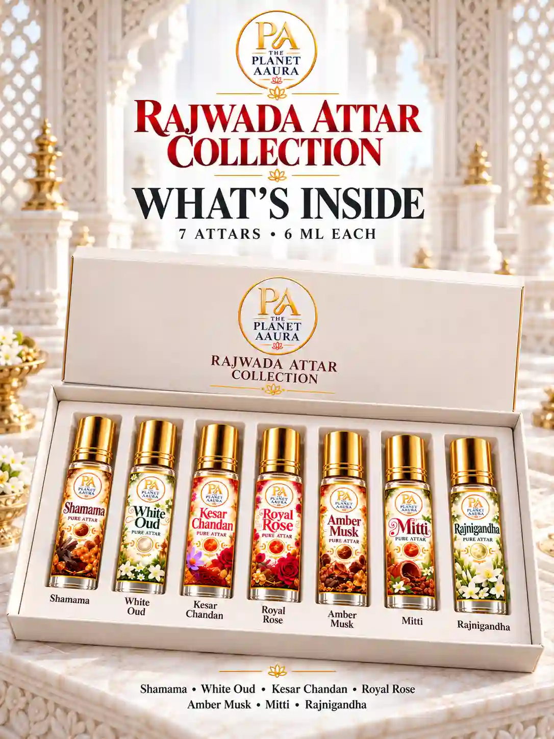 Rajwada Seven Attar Collection - 6ML - Image 5
