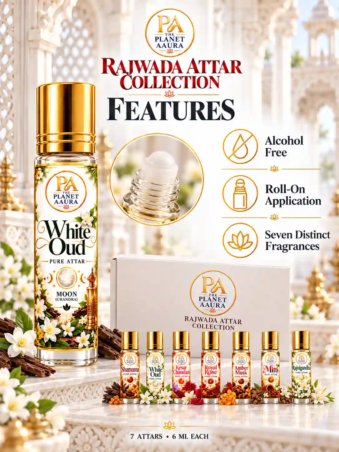 Rajwada Seven Attar Collection - 6ML - Image 6