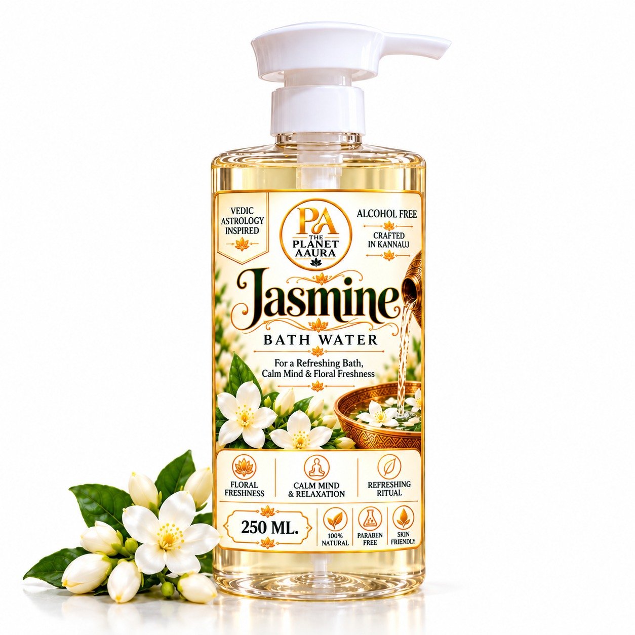 Jasmine Bath Water for Love, Marriage Harmony & Positivity | 250 ML