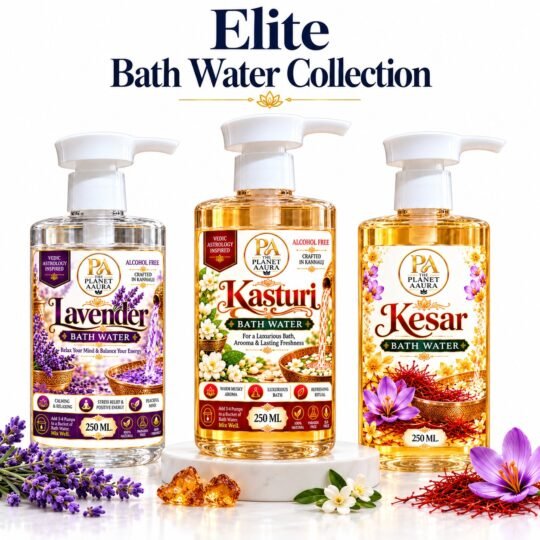 Elite Bath Water Collection for Confidence, Relaxation & Prosperity Symbolism | 3 Bath Waters × 250 ML