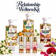 Relationship Wellness Kit for Marriage Harmony, Love & Togetherness | 3 Attars × 6 ML + 3 Bath Waters × 250 ML