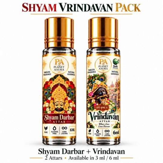 Shyam Vrindavan Pack for Pure Spiritual Attar Duo | Shyam Darbar & Vrindavan