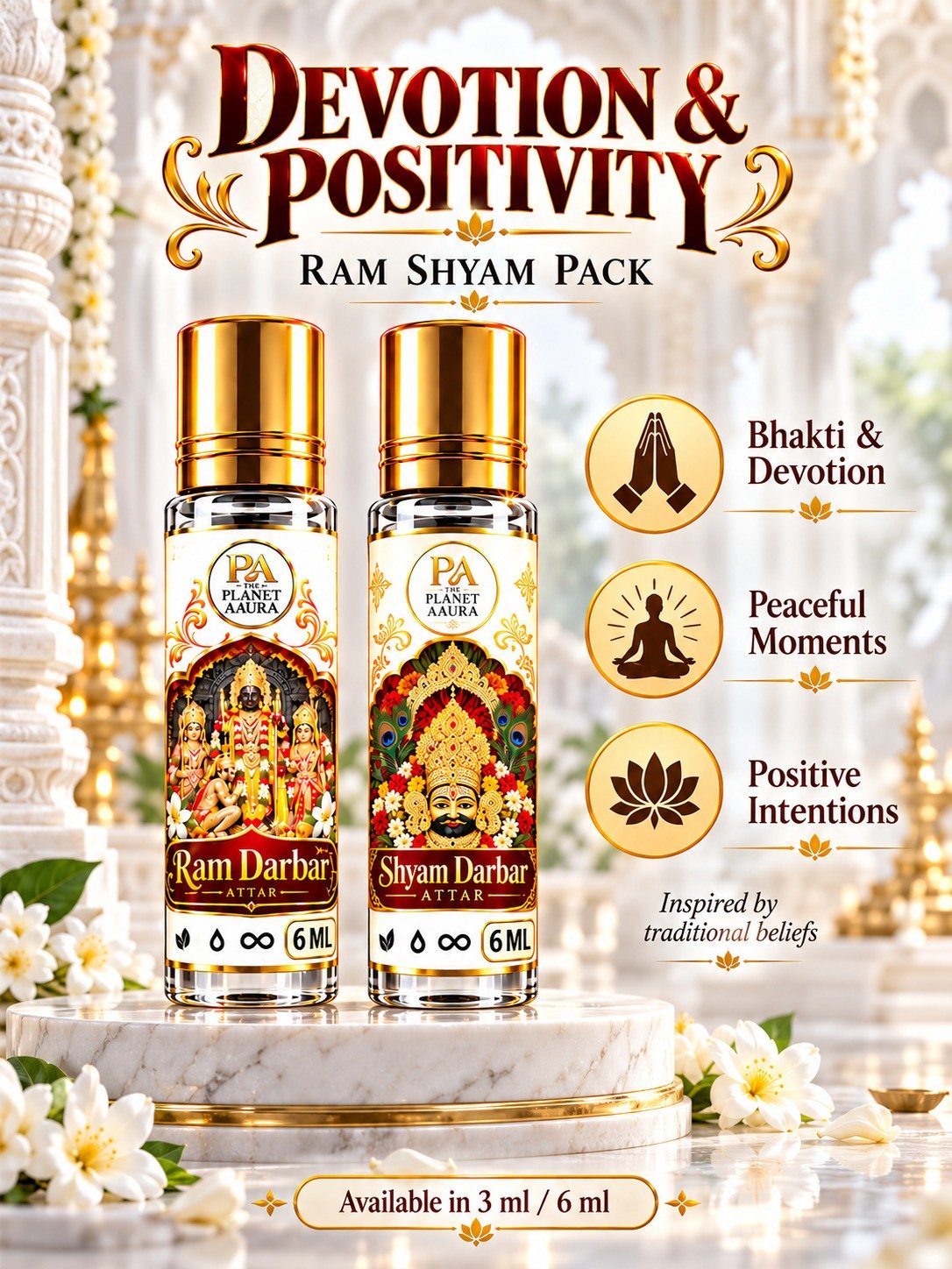 Ram Shyam Pack for Pure Spiritual Attar Duo | Ram Darbar & Shyam Darbar - Image 3