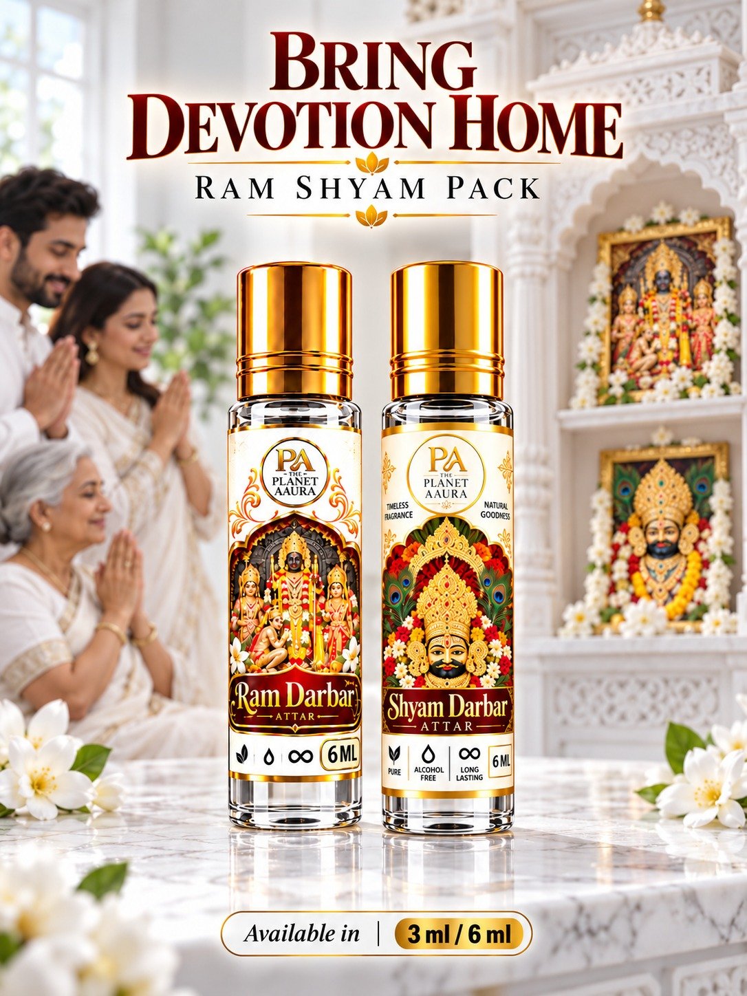 Ram Shyam Pack for Pure Spiritual Attar Duo | Ram Darbar & Shyam Darbar - Image 2