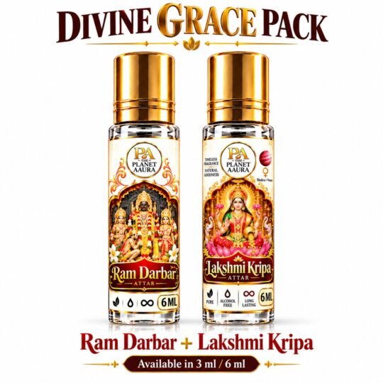 Divine Grace Pack for Pure Spiritual Attar Duo | Ram Darbar & Laxmi Kripa