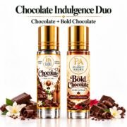Chocolate Indulgence Duo for Chocolate & Bold Chocolate Pure Attar | Sweet Romance, Attraction, Confidence & Luxury Chocolate Fragrance