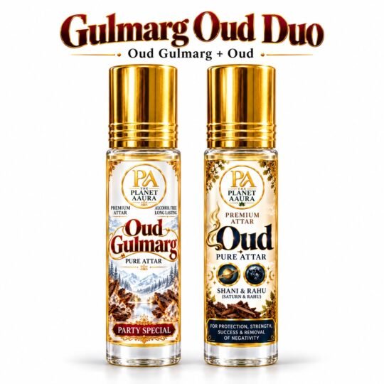 Gulmarg Oud Duo for Oud Gulmarg & Oud Pure Attar | Royal Luxury, Confidence, Strength & Shani–Rahu Inspiration
