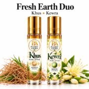 Fresh Earth Duo for Khus & Kewra Pure Attar | Freshness, Love, Harmony, Mental Peace & Natural Elegance
