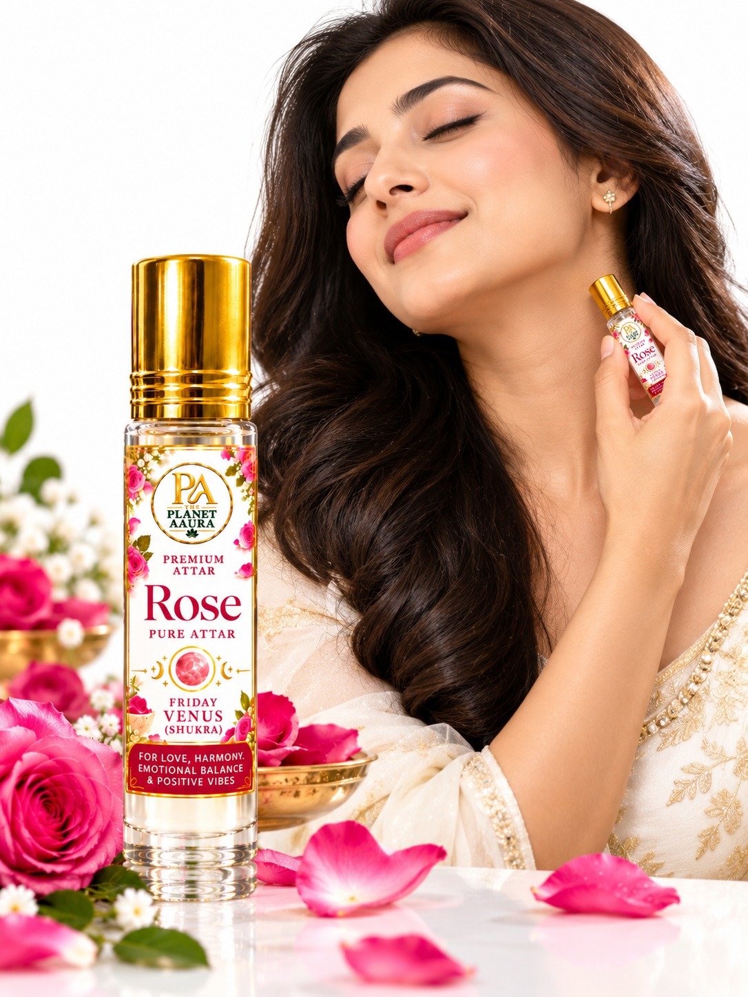 Rose Pure Attar for Love, Attraction, Marriage Harmony, Beauty & Venus Energy - Image 5