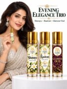 Evening Elegance Trio for Shanaya, Raatrani & Glamour Oud Pure Attar | Love, Attraction, Confidence, Romance & Royal Elegance