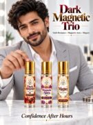 Dark Magnetic Trio for Dark Romance, Magnetic Aura & Magnet Pure Attar | Attraction, Romance, Confidence & Party Elegance