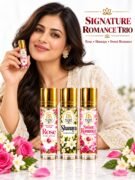 Signature Romance Trio for Rose, Shanaya & Sweet Romance Pure Attar | Love, Attraction, Marriage Harmony, Beauty & Romantic Elegance